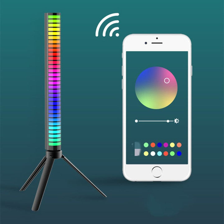 myhomenow.ch Elektronik 3D RGB APP Black Auto Sound Control Rhythmus Musik Licht Musik Farben Desktop Auto Innen Rgb Pickup Atmosphäre Licht Änderung