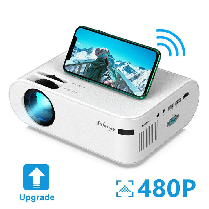 myhomenow.ch Elektronik 480P Android version / USB 720p Portable Smart Projector P62 Supports Home Office HD Projector