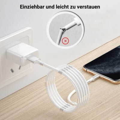 myhomenow.ch Elektronik Ladekabel mit Einrollmagneten