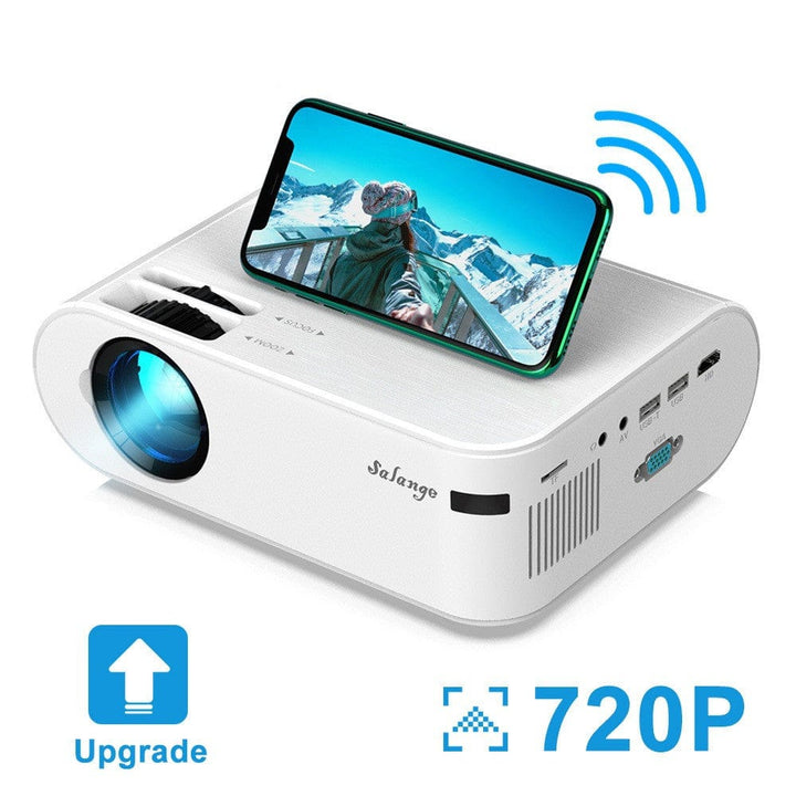 myhomenow.ch Elektronik 720P Android version / USB 720p Portable Smart Projector P62 Supports Home Office HD Projector