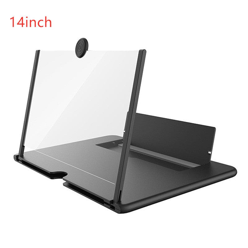 myhomenow.ch Elektronik Black 14inch 3D Screen Magnifier Signal Booster Mobile Screen Lightweight Foldable Magnifying Glass