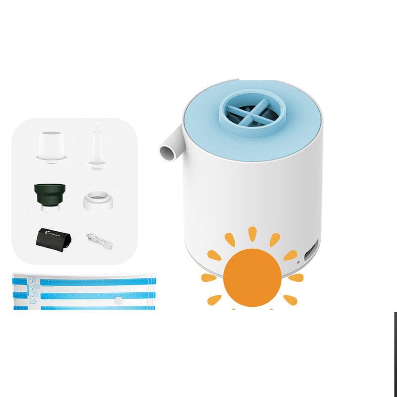 myhomenow.ch Elektronik Blue / upgrade Fischschwanz Outdoor VacuumPump Kompression Tasche Mini USB Elektrische AirPump Für Pool Schwimmt