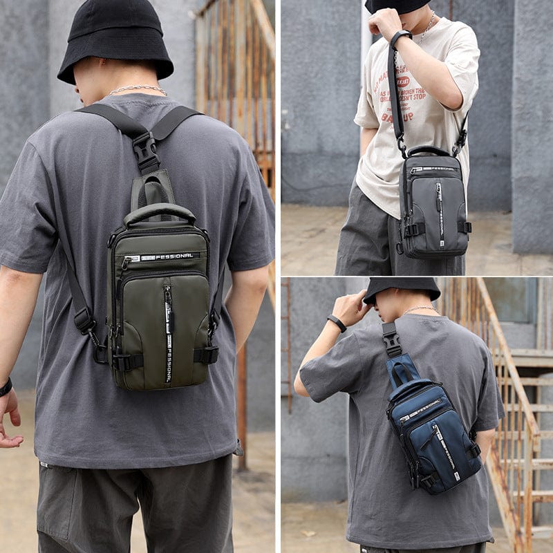 myhomenow.ch Für Ihn Crossbody Bags Men Multifunctional Backpack Shoulder Chest Bags