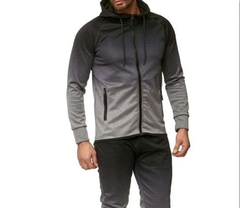 myhomenow.ch Für Ihn Grey / 2XL Men Spring Autumn Cotton Casual Hoodie Coat