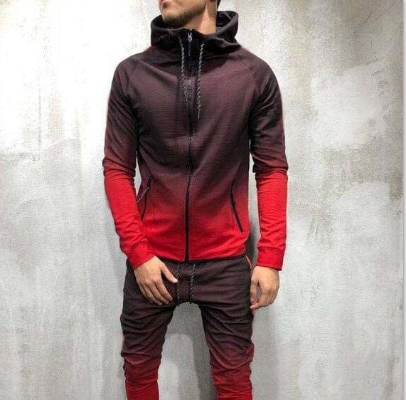 myhomenow.ch Für Ihn Red / 2XL Men Spring Autumn Cotton Casual Hoodie Coat