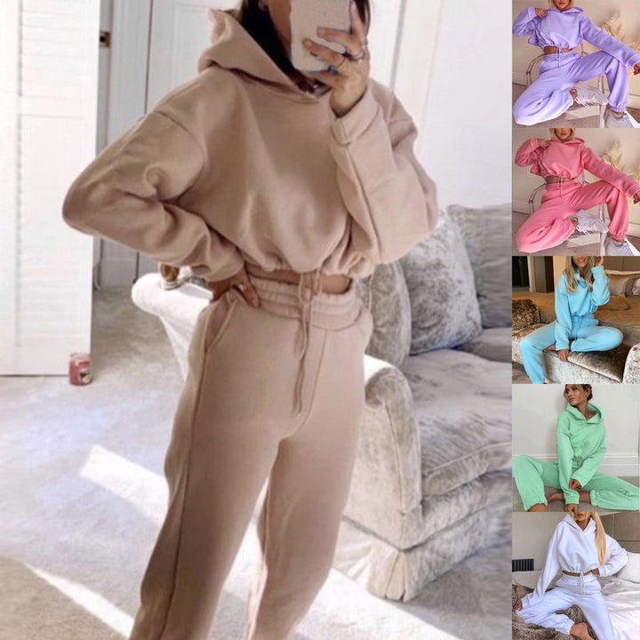 myhomenow.ch Für Sie Jogging Suits For Women 2 Piece Sweatsuits Tracksuits Sexy Long Sleeve HoodieCasual Fitness Sportswear