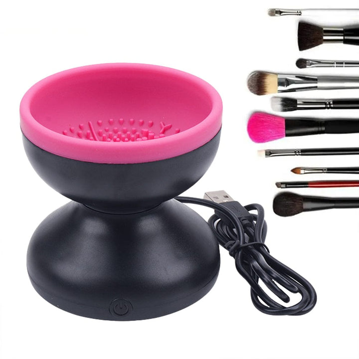 myhomenow.ch Für Sie Electric Makeup Brush Cleaner Machine Portable Automatic USB Cosmetic Brush Cleaner Tools For All Size Beauty Makeup Brushes Set