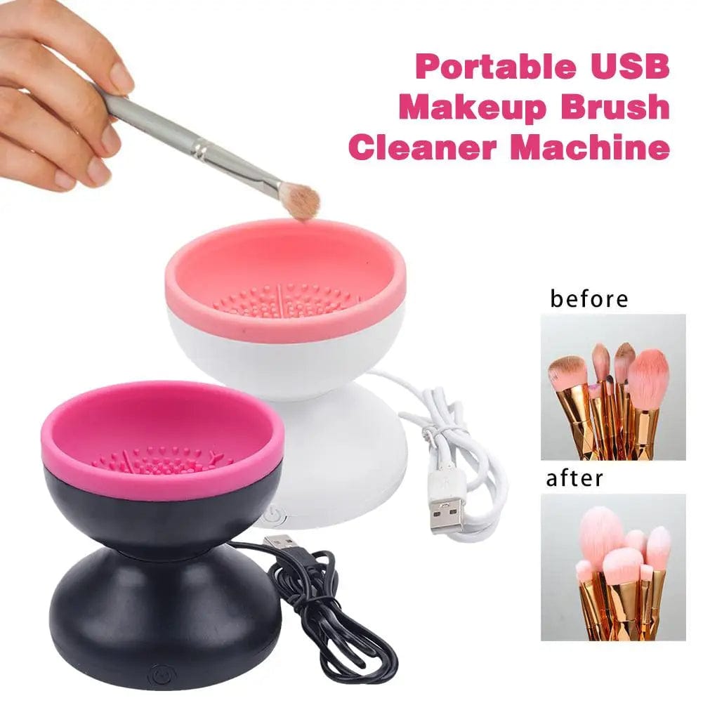 myhomenow.ch Für Sie Electric Makeup Brush Cleaner Machine Portable Automatic USB Cosmetic Brush Cleaner Tools For All Size Beauty Makeup Brushes Set