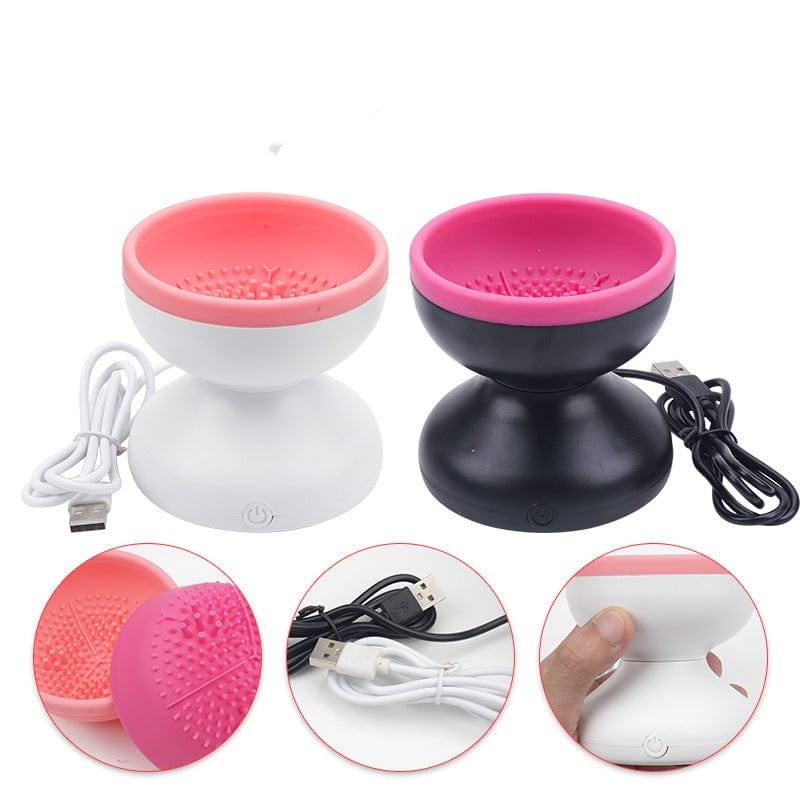 myhomenow.ch Für Sie Electric Makeup Brush Cleaner Machine Portable Automatic USB Cosmetic Brush Cleaner Tools For All Size Beauty Makeup Brushes Set