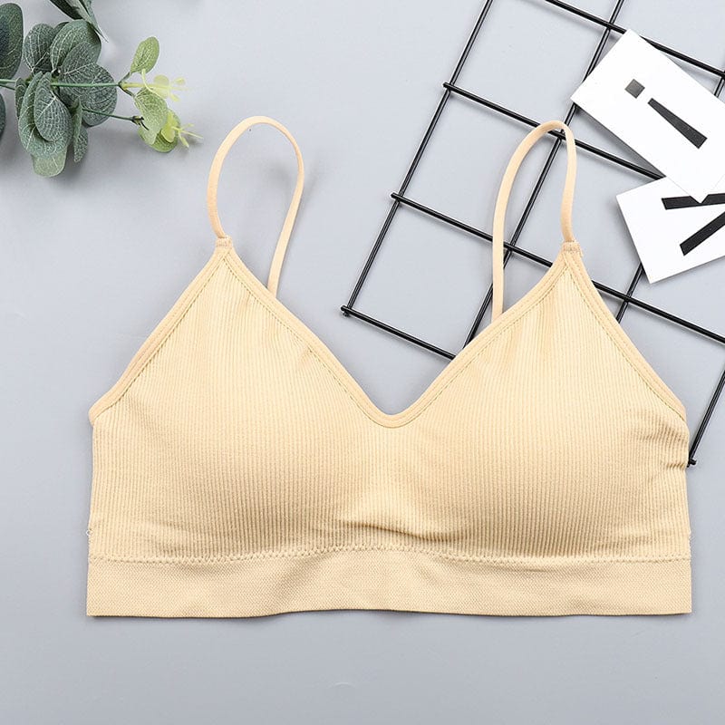 myhomenow.ch Für Sie Beige / One size Seamless bra strapless tube top