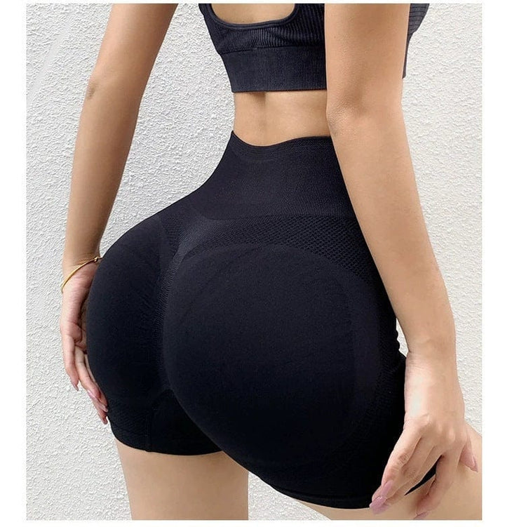 myhomenow.ch Für Sie Black / S M Fitness Yoga Shorts Pants Butt Lifting Seamless Leggings Women Gym