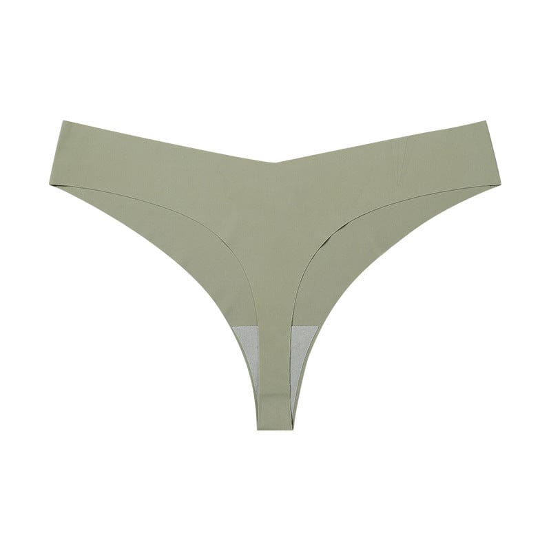 myhomenow.ch Für Sie Dark Gray Green / L Seamless Ice Silk European And American Sports Fitness Underwear For Women