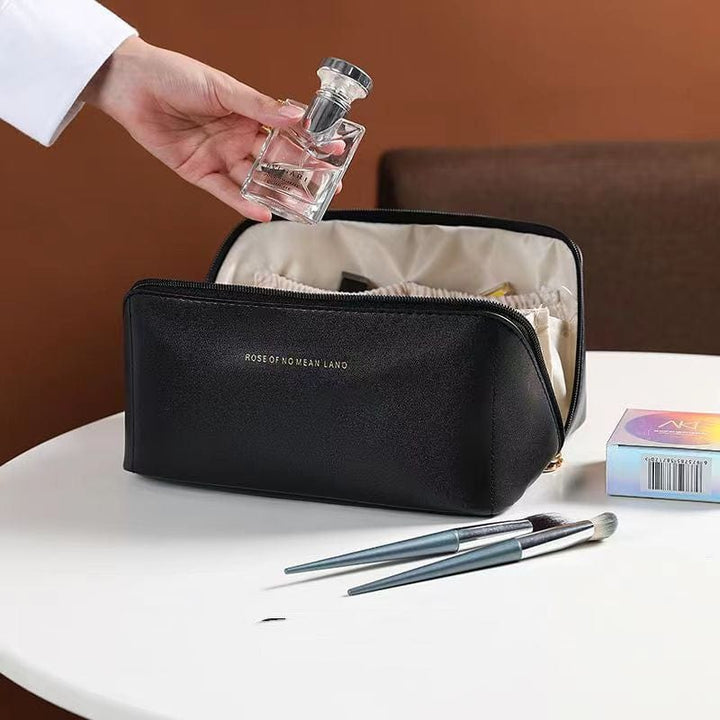 myhomenow.ch Für Sie Frosted black Travel Cosmetic Bag Large Capacity Multifunction Travel Cosmetic Bag Women Toiletries Organizer Female Storage Make Up Case Tool