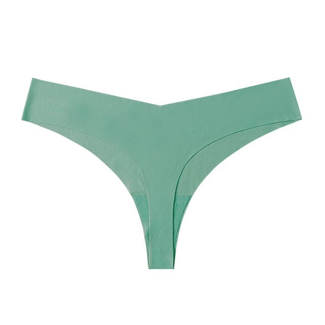 myhomenow.ch Für Sie Grass Green / L Seamless Ice Silk European And American Sports Fitness Underwear For Women