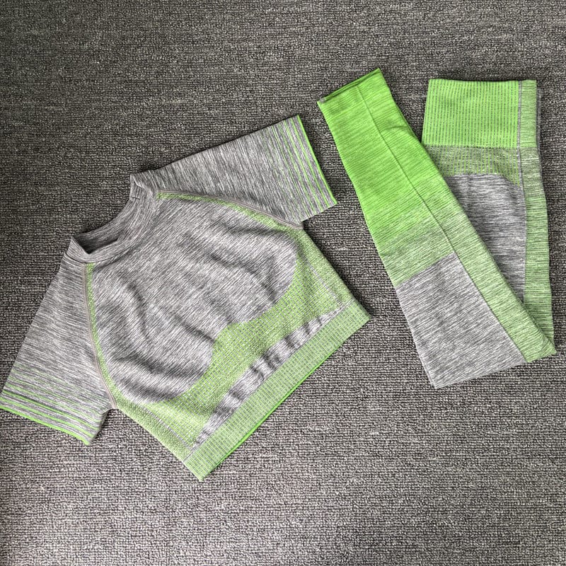 myhomenow.ch Für Sie Green / L Seamless knitted yoga wear