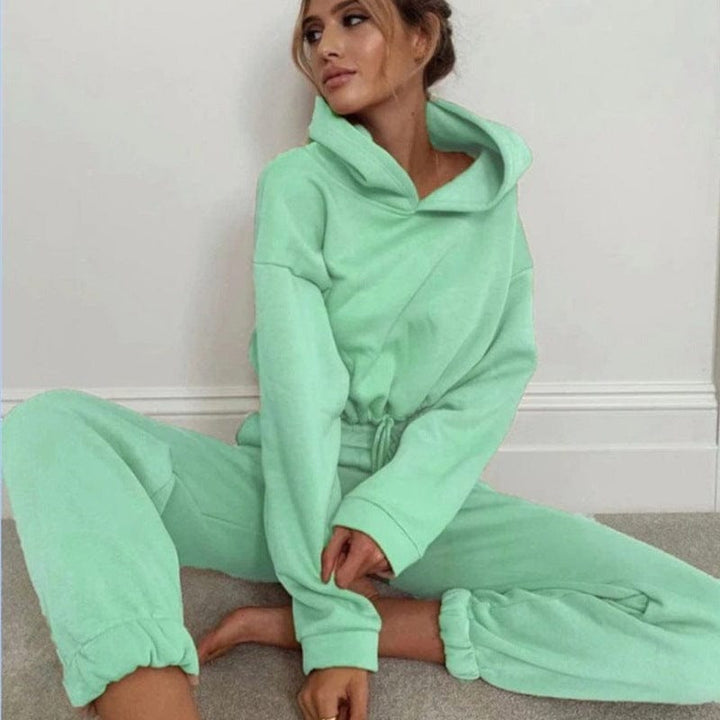 myhomenow.ch Für Sie Green / L Jogging Suits For Women 2 Piece Sweatsuits Tracksuits Sexy Long Sleeve HoodieCasual Fitness Sportswear