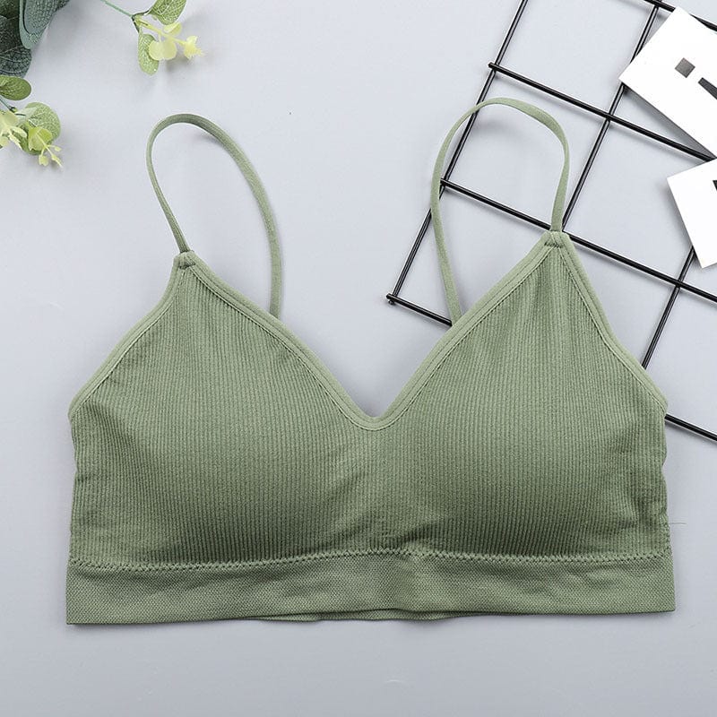 myhomenow.ch Für Sie Green / One size Seamless bra strapless tube top