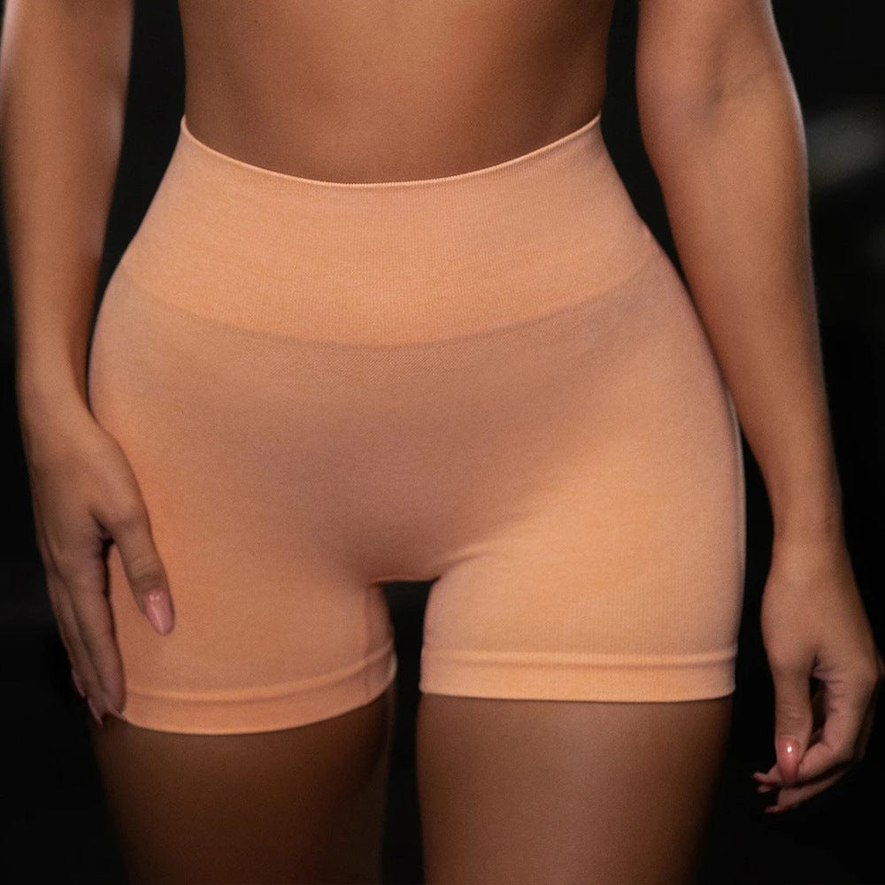 myhomenow.ch Für Sie Orange shorts / L Ladies underwear seamless yoga fitness sports suit