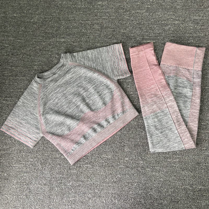 myhomenow.ch Für Sie Pink / L Seamless knitted yoga wear