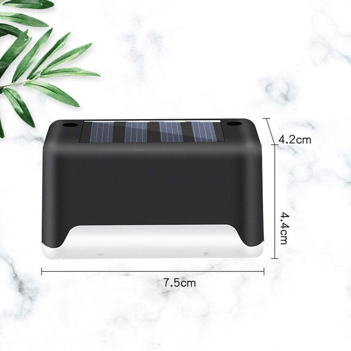 myhomenow.ch Garten New Upgrade Waterproof LED Solar Fence Lamp Solar Deck Lights Solar Step Light Outdoor For Patio Stairs Garden Pathway Step Yard