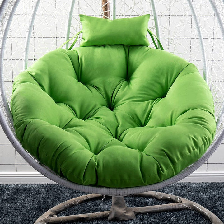 myhomenow.ch Garten Green / Containing cotton large Balcony Hanging Basket Wicker Chair Cushion