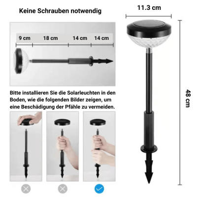 myhomenow.ch Haushalt Outdoor Solarlampen