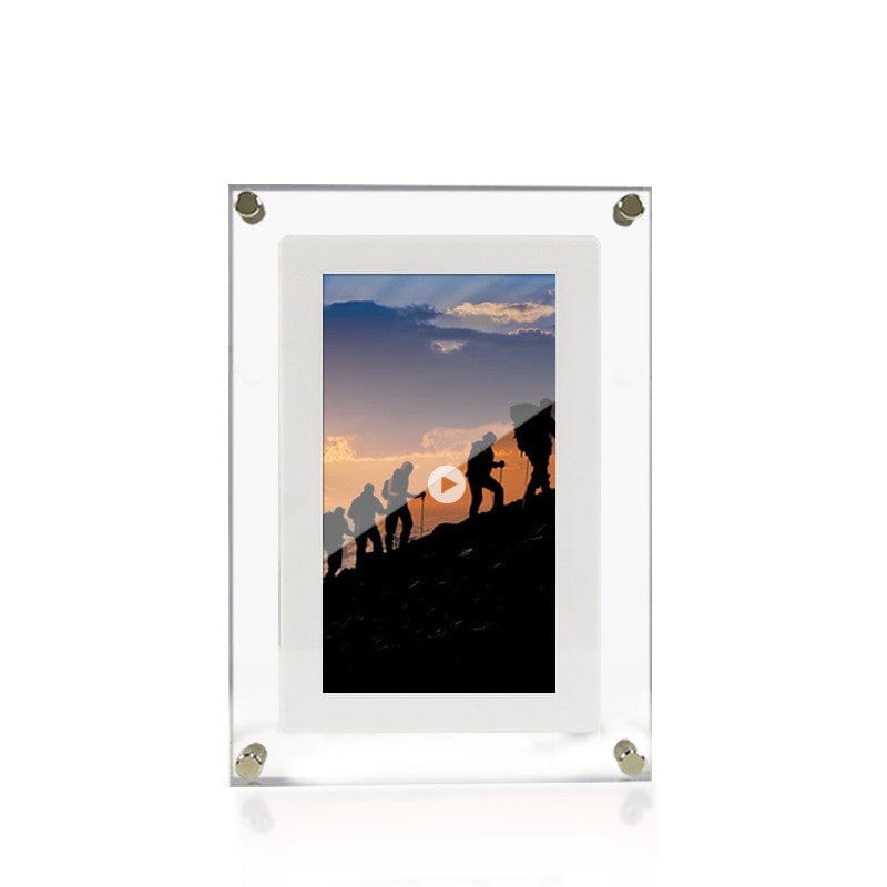 myhomenow.ch Haushalt Digital Picture Frame Acrylic Video Player Digital Photo Frame Vertical Display With 1GB And Battery Type C Video Frame Gift For Loved