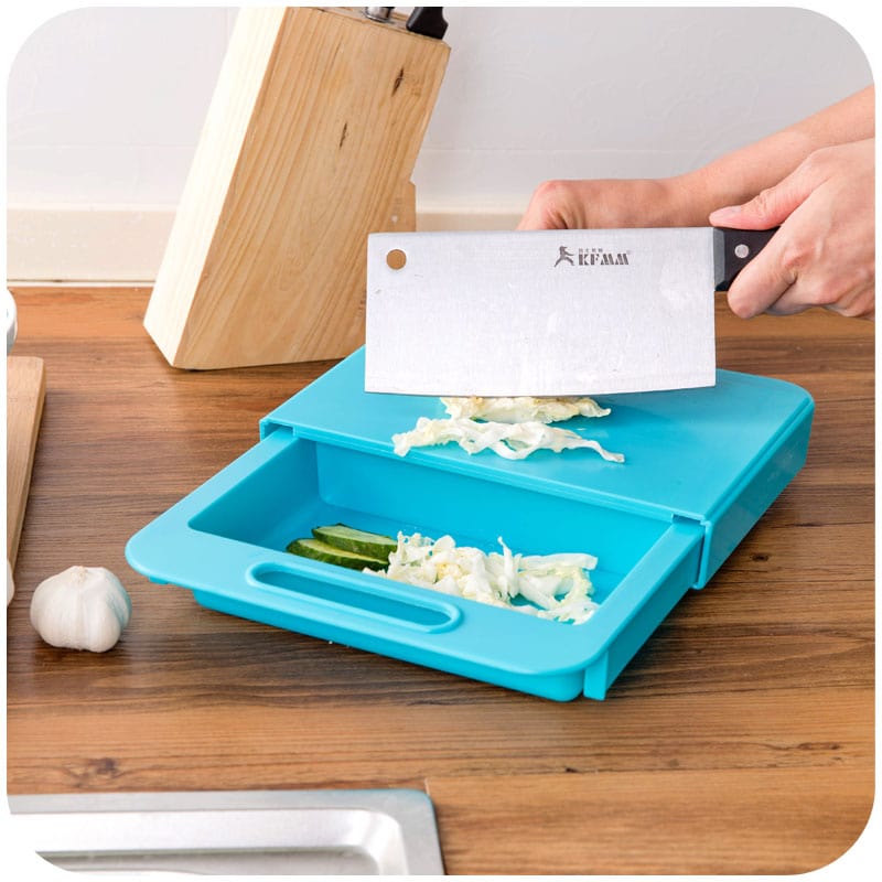 myhomenow.ch Haushalt Multifunction Kitchen Chopping Blocks Sinks Drain Basket Cutting Board Vegetable Meat Tools Kitchen Accessories Chopping Board