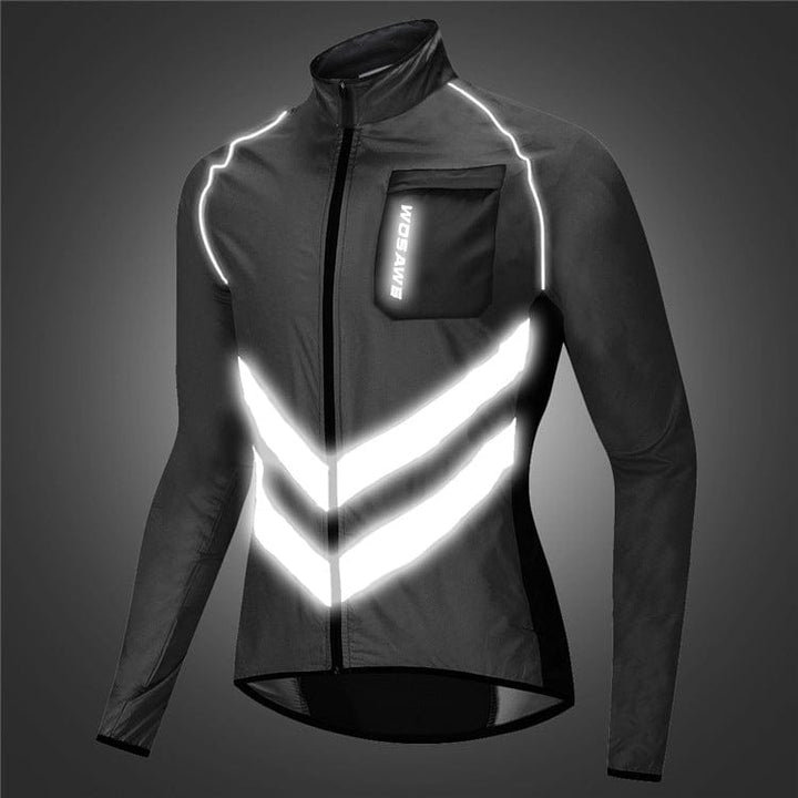 myhomenow.ch Haushalt Black / L Reflektierende Sportjacke