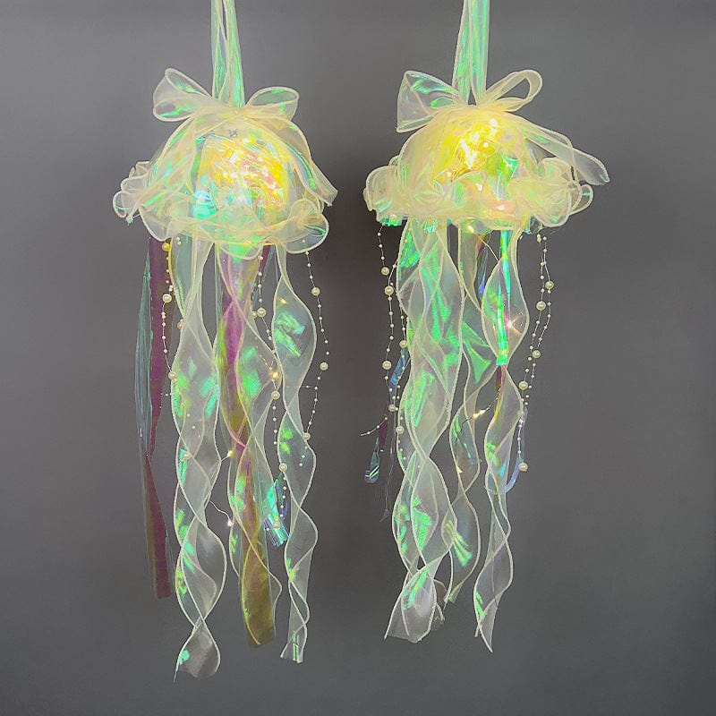 myhomenow.ch Haushalt Butter Yellow Jellyfish Lamp DIY Material Package Aerial Pendant