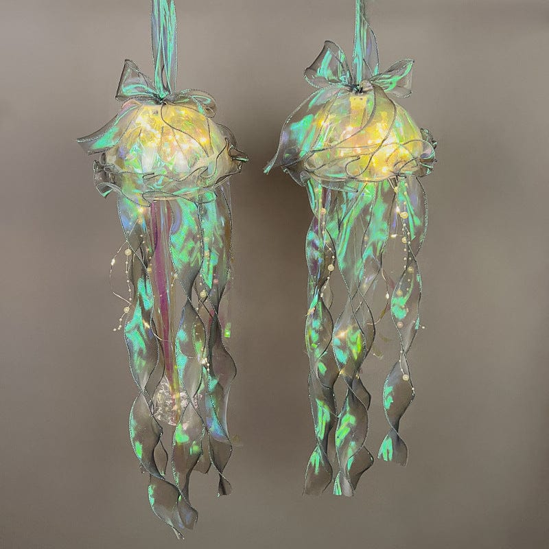 myhomenow.ch Haushalt Camouflage green Jellyfish Lamp DIY Material Package Aerial Pendant