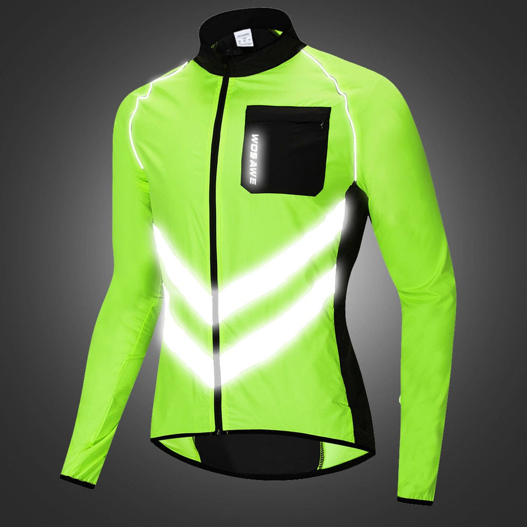 myhomenow.ch Haushalt Green / L Reflektierende Sportjacke