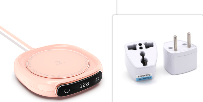 myhomenow.ch Haushalt M316 Pink / EU USB-Wärme dämm becher Drei-Gang-Anpassung