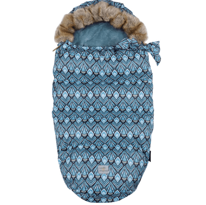 myhomenow.ch Haushalt Malachite blue Schlafsack für Kinderwagen