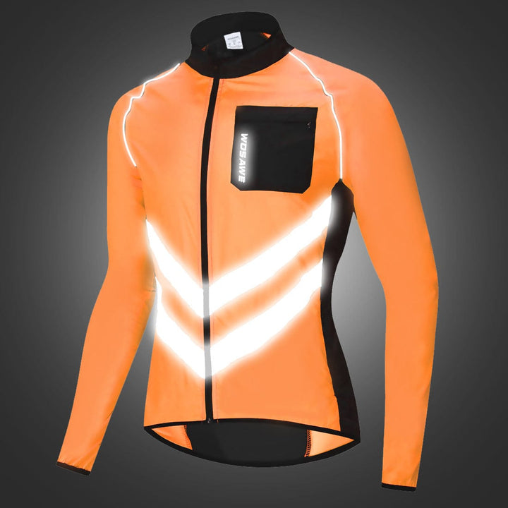 myhomenow.ch Haushalt Orang / L Reflektierende Sportjacke