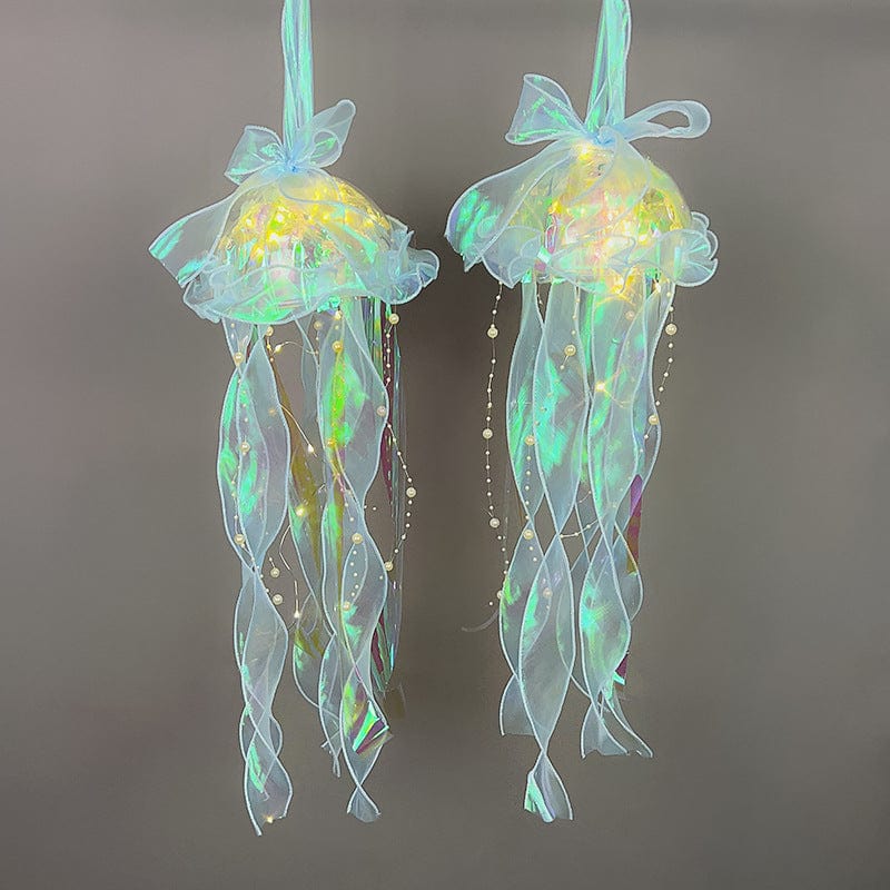 myhomenow.ch Haushalt Phantom Blue Jellyfish Lamp DIY Material Package Aerial Pendant