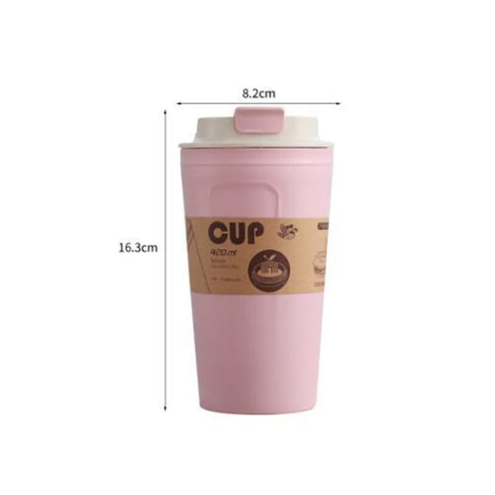 myhomenow.ch Haushalt Pink Easy Cup Creative Student Bamboo Fiber