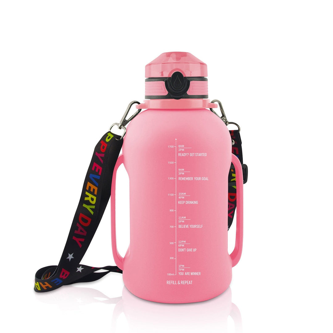 myhomenow.ch Haushalt Pink Tragbare Silikon-Wasserflasche