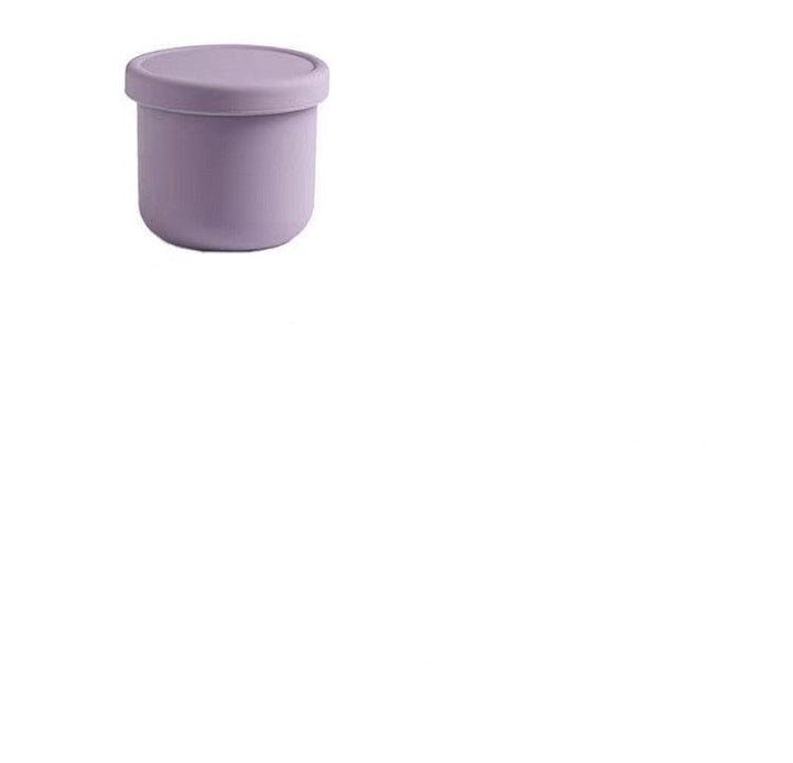 myhomenow.ch Haushalt Purple / 250ml Round Microwave Silicone Lunch Box