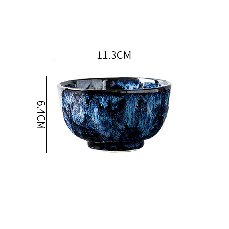 myhomenow.ch Haushalt Rice bowl Blue Enchantress Tableware Set High-End Restaurant Plate Hotel Tableware