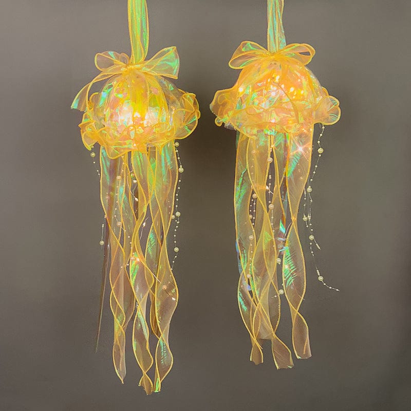 myhomenow.ch Haushalt Vitality Orange Jellyfish Lamp DIY Material Package Aerial Pendant