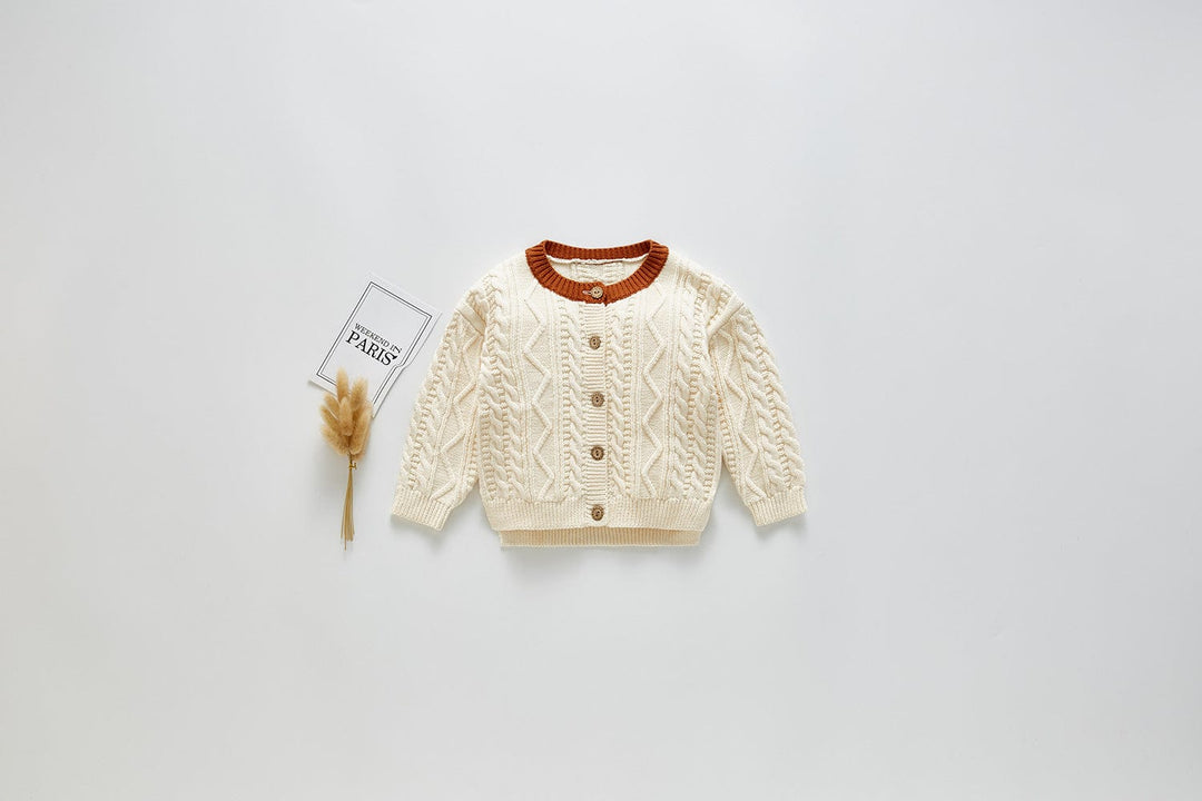 myhomenow.ch Haushalt Weiss / 100cm Langarm-Baby-Pullover