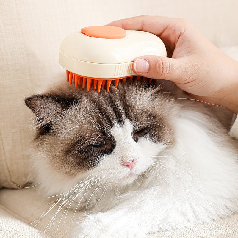 myhomenow.ch Haustier Steamy Cat Brush Cat Dog Grooming Comb Electric Self Cleaning Steam Cat Brush For Massage Avocado Shape Pet Spray Cat Grooming