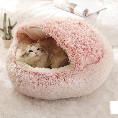 myhomenow.ch Haustier Pink 40cm Katzen und Hunde Kuschelbett