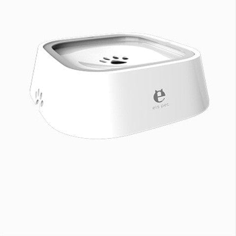 myhomenow.ch Haustier White 1.5L Cat Dog Water Bowl Carried Floating Bowl Anti-Overflow Slow Water Feeder Dispenser Pet Fountain ABS&PP Dog Supplies