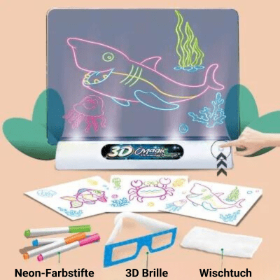 myhomenow.ch Kinder Magische 3D Zeichentafel