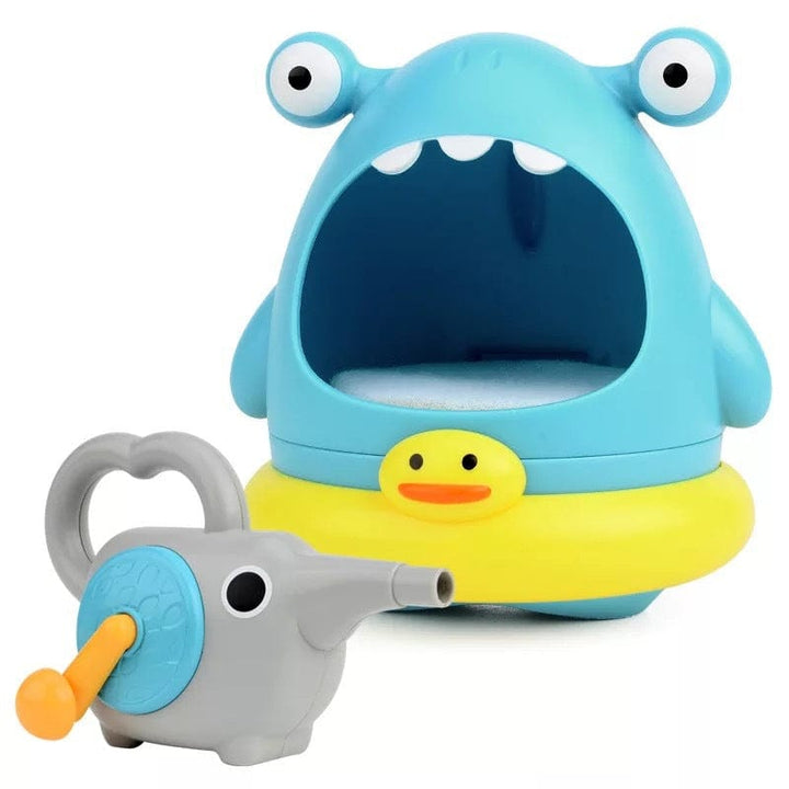 myhomenow.ch Kinder Blue Bubble Blowing Shark Bathroom Bath Toys Children Outdoor Playing In Water Crab Blowing Foam Making Machine