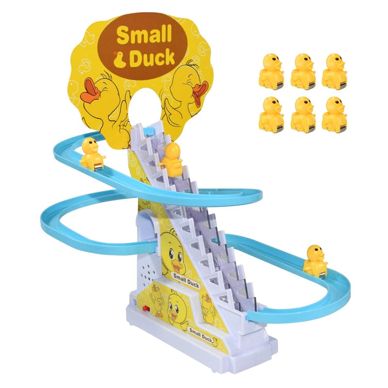 myhomenow.ch Kinder Climb stairs 6ducks / Charging version Electric Toy For Duckling Climbing Stairs