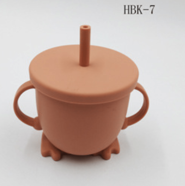 myhomenow.ch Kinder HBK7 / 150ML Silicone Children's Sippy Cup, Baby Learn To Drink Cup, Baby Snack Cup