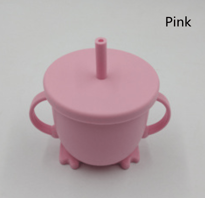 myhomenow.ch Kinder Pink / 150ML Silicone Children's Sippy Cup, Baby Learn To Drink Cup, Baby Snack Cup